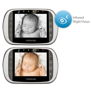 Monitores De Video (2) Wifi Bebe Motorola Mbp 853 Twin