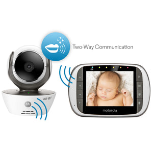Monitores De Video (2) Wifi Bebe Motorola Mbp 853 Twin